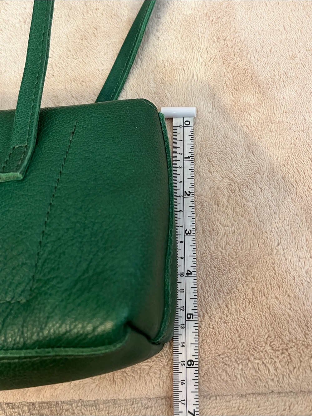 Portland Leather Goods Amelie Bacalar Deep Green Shoulder Bag NWOT - Picture 5 of 8